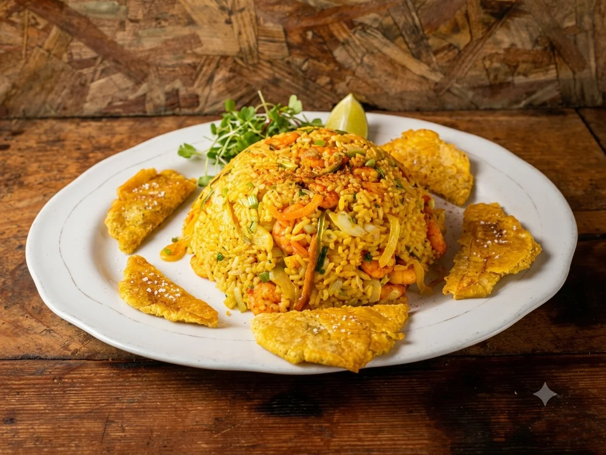 Arroz de camarones