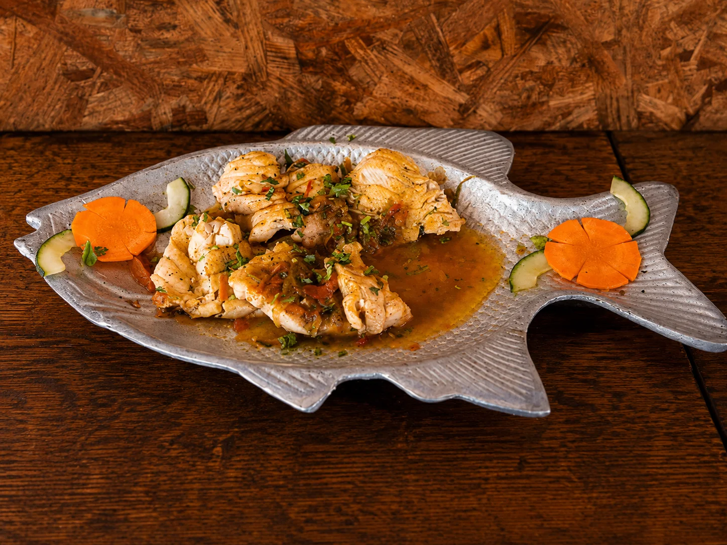 Filete robalo guisado